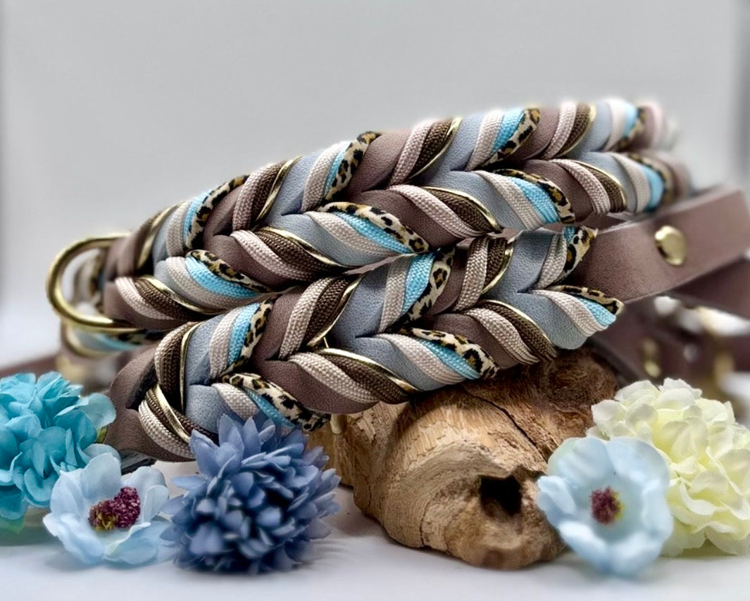 Halsband Leo in grau
