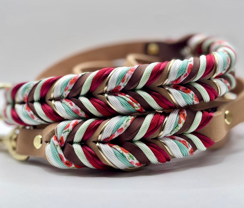 Halsband Mohnblüte