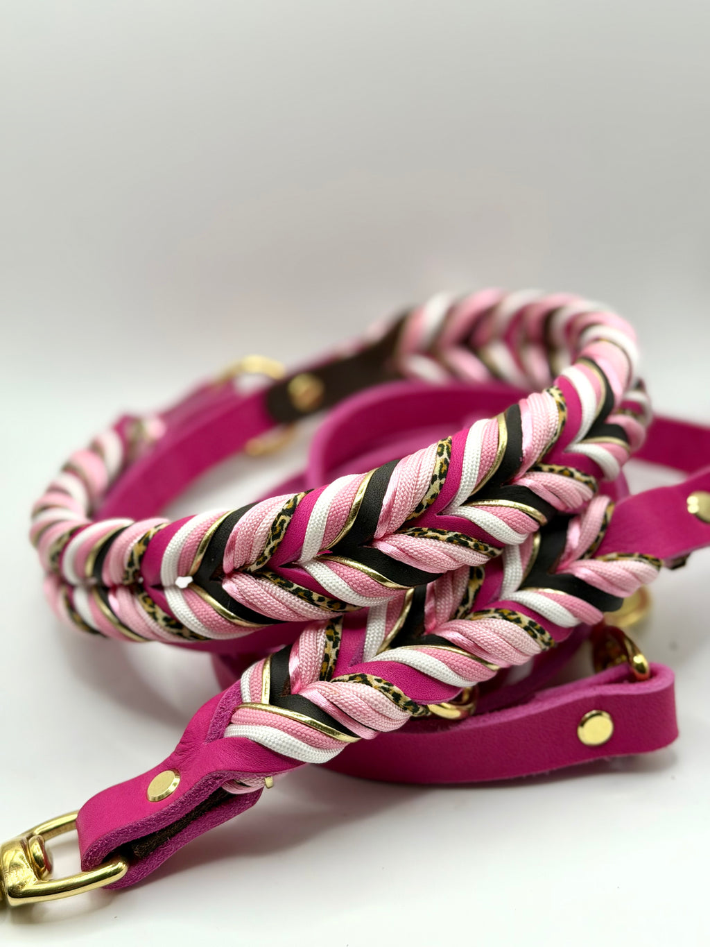 Halsband Leo pink