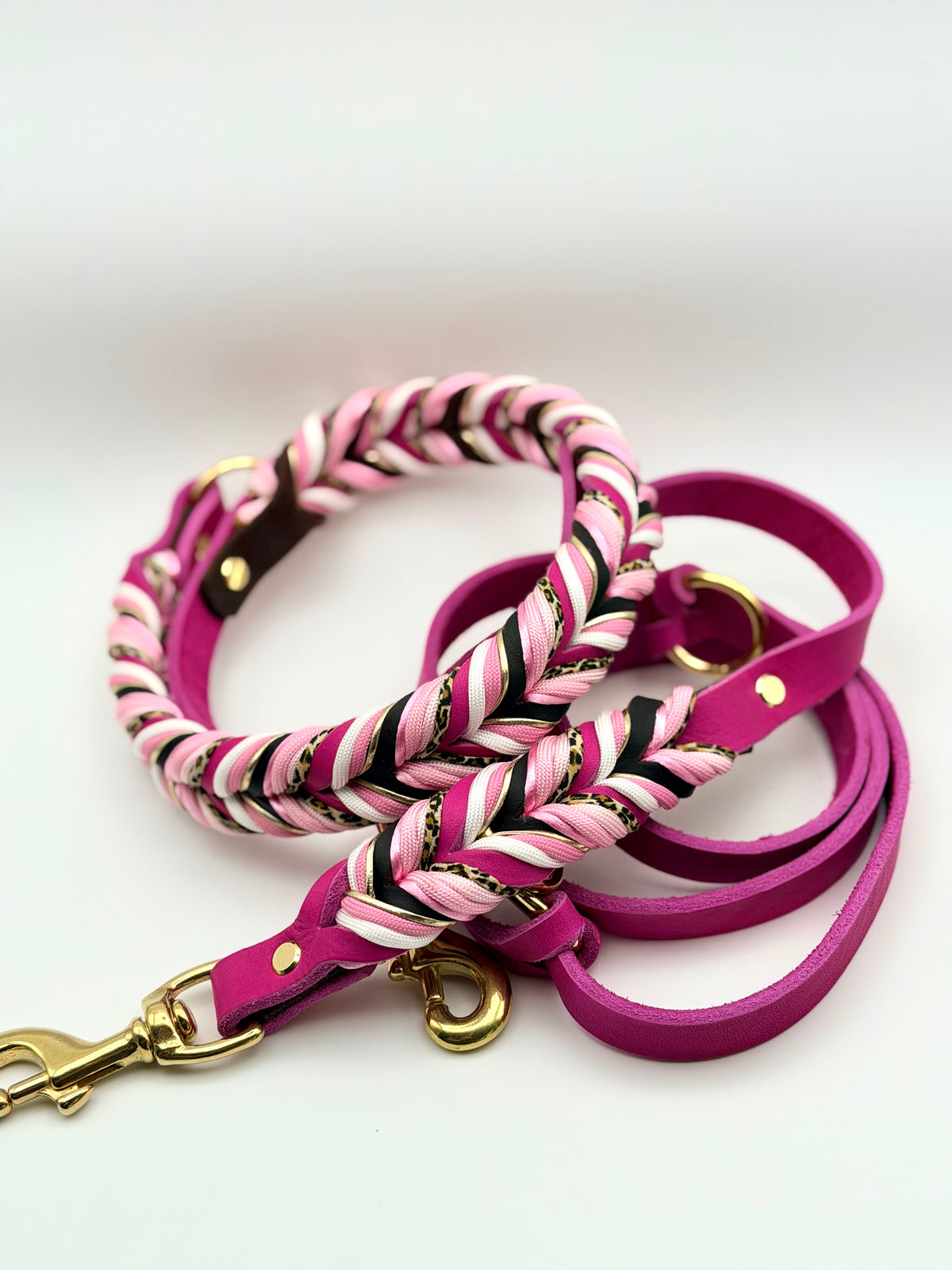 Halsband Leo pink